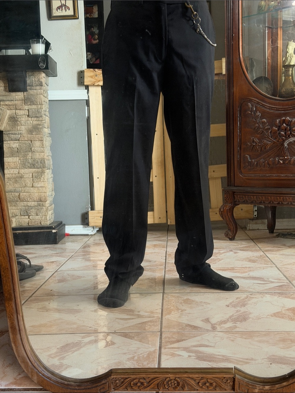 Men’s Calvin Klein slacks, black 31x34